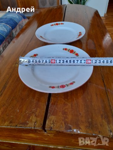 Стара порцеланова чиния,чинии #4, снимка 6 - Антикварни и старинни предмети - 33743386