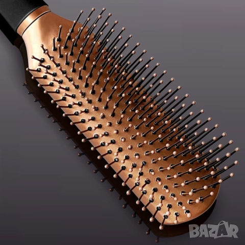 Антистатична четка за изправяне на коса със сешоар и за лесно разресване, снимка 2 - Аксесоари за коса - 44760267