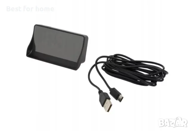 Head-up дисплей за скорост, 9x4см, комплект с USB-C кабел 2м, авто