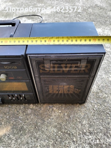 Радиокасетофон Silver, снимка 2 - Антикварни и старинни предмети - 53139582