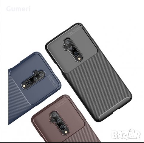  OnePlus 7T Pro Карбонов удароустойчив гръб , снимка 2 - Калъфи, кейсове - 29933815