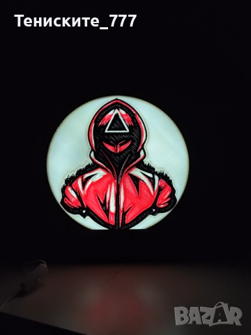 3д лампа Squid game, снимка 4 - Лед осветление - 51761729