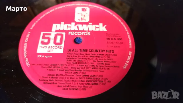 Двоен албум грамофонни плочи, винил, кънтри, сборен ALL TIME country hits 50 песни, Англия, снимка 7 - Грамофонни плочи - 49677343