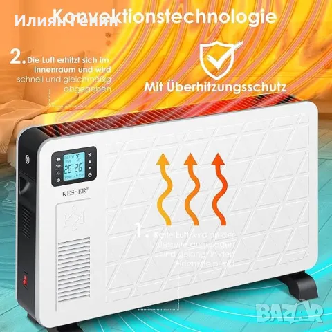 Конвекторна печка, снимка 7 - Отоплителни печки - 48340977