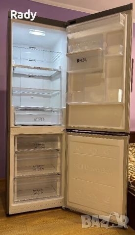 Хладилник с долен фризер Samsung, диспенсър и инверторен компресор, снимка 6 - Хладилници - 50686656