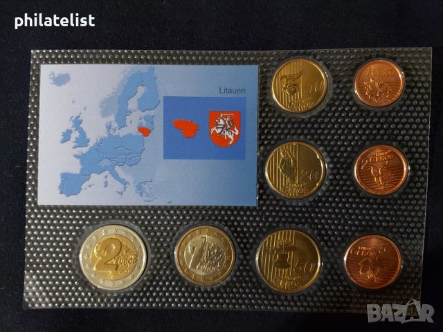 Пробен Евро сет - Литва 2006, снимка 2 - Нумизматика и бонистика - 38032498