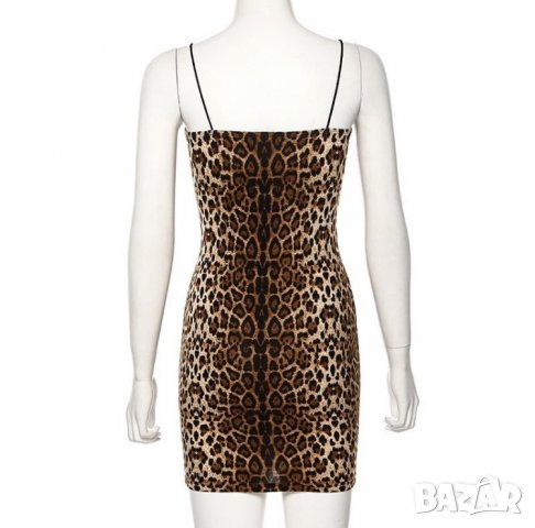Рокля леопард, снимка 4 - Рокли - 26831403