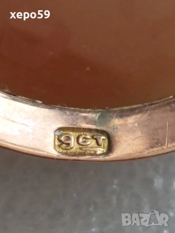 Три брошки камеи със златен обков-14 карата и 9 карата., снимка 9 - Колиета, медальони, синджири - 53074144