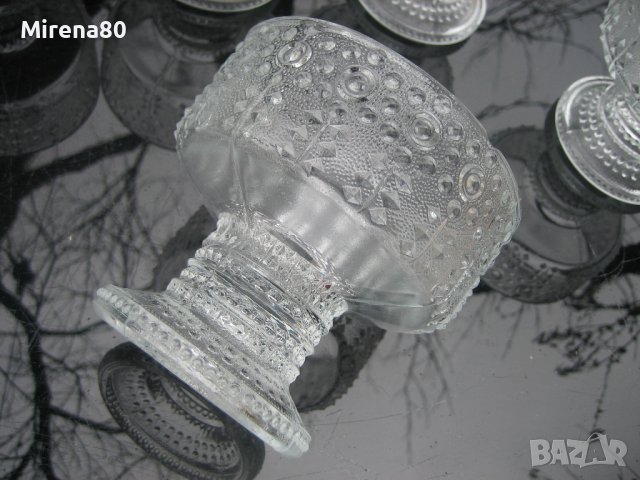 * Bohemia * - ретро чаши за сладолед - 6 бр., снимка 5 - Сервизи - 40400822