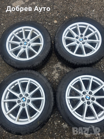 Продавам лети джанти 17" с зимни гуми Goodyear за BMW 5 Серия G30  