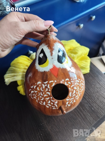 Къщички за птички🐦❤️🐤 от кратунки-Handmade