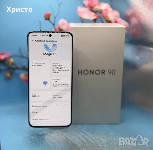 Honor 90, 12GB RAM, 512GB, 5G, Midnight Black, снимка 3 - Други - 55816573
