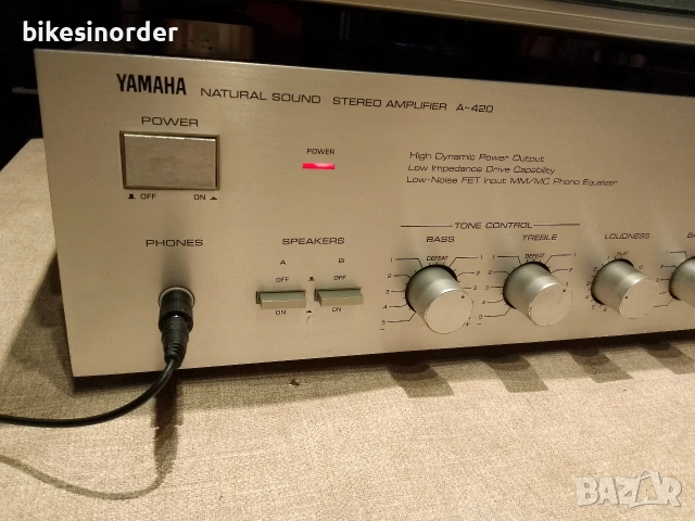 Yamaha A-420, снимка 2 - Ресийвъри, усилватели, смесителни пултове - 53230541