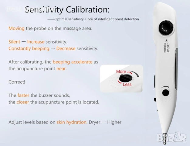 Електронна акупунктурна писалка, снимка 3 - Друга електроника - 54217034