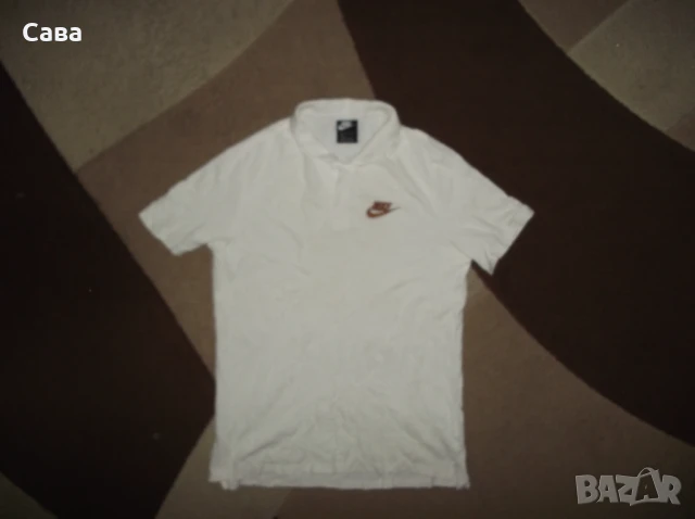 Тениски NIKE   мъжки,Л  /сива и бяла/, снимка 6 - Спортни дрехи, екипи - 36679826