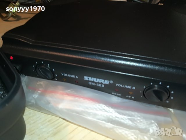 SHURE WIRELESS MICROPHONE 3008221650, снимка 16 - Микрофони - 37847730