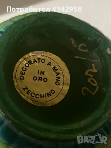 Мини ваза. Италия. Handmade., снимка 5 - Други ценни предмети - 50266164