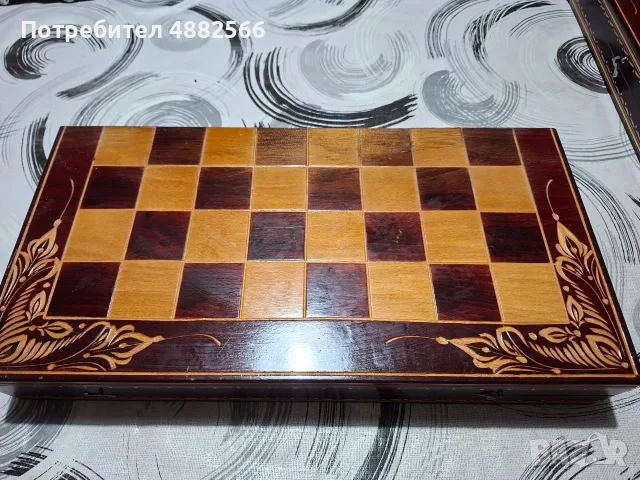 Три в едно кутии за шах и табла, снимка 11 - Шах и табла - 56202930