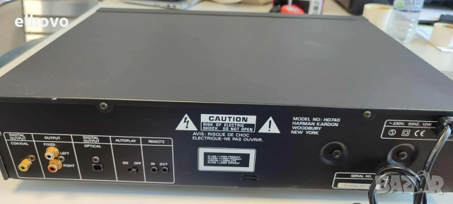 CD player Harman/Kardon HD740, снимка 6 - Ресийвъри, усилватели, смесителни пултове - 50961280