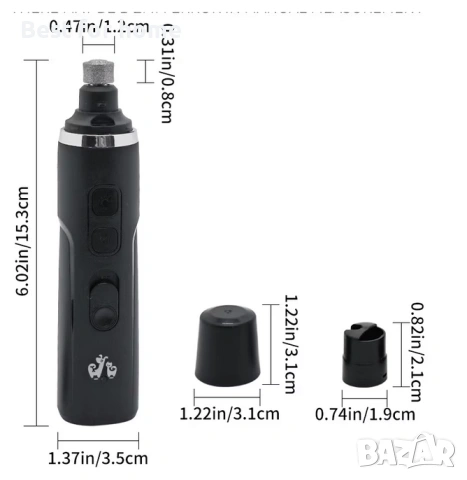 Професионална електрическа пила за нокти за домашни любимци, EpochEnvoMall™, снимка 8 - Други стоки за животни - 54069349