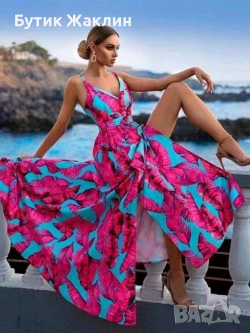 Дълга лятна рокля , снимка 1