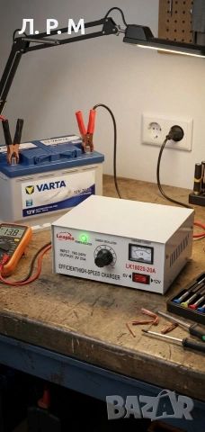 Зарядно за акумулатор 20А 6 / 12V 