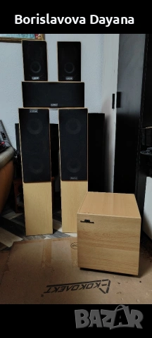 тонколони Évidence Acoustics + активен субуфер Jamo , снимка 5 - Тонколони - 53940283