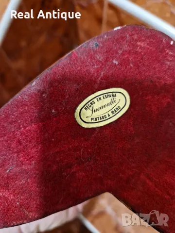 Прекрасна антикварна колекционерска испанска порцеланова фигура статуетка Клоун , снимка 9 - Статуетки - 50057624