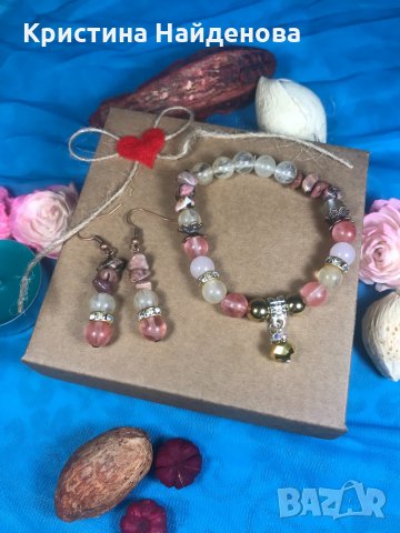 Продавам бижута с естествени камъни , снимка 12 - Гривни - 31536450