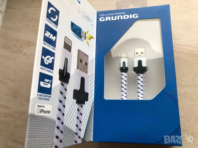 Оригинални кабели за iPhone - GRUNDIG, снимка 2 - USB кабели - 35256990