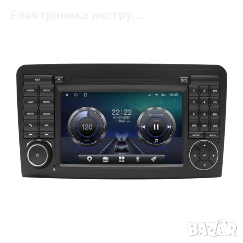 7″ Android мултимедия за Mercedes ML-Class W164 / Mercedes GL-Class X164 | CarPlay | Plug & Play, снимка 3 - Аксесоари и консумативи - 53882571