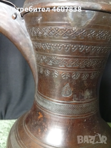 Кана,джезве  за кафе 31-27 см, снимка 4 - Антикварни и старинни предмети - 52638529