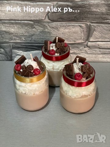 Ароматна свещ шоколад, снимка 3 - Декорация за дома - 42758547