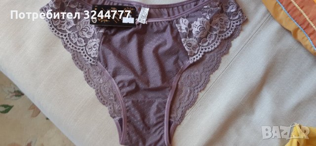 Дамски бикини с дантела и дамски терлички