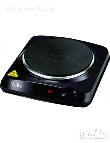 Котлон Voltz, 1500W, Чугунена плоча 185мм., Черен