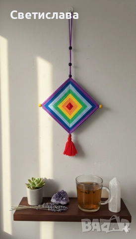 Мандала, ръчна изработка, панно, снимка 1