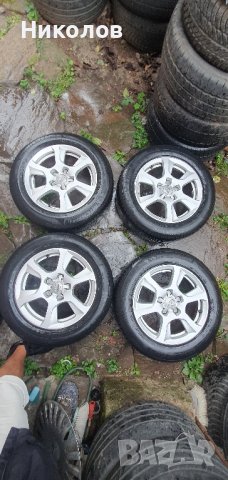 5/112/16 audi a4 b8 оригинални джанти с гуми michelin, снимка 1 - Гуми и джанти - 42274968