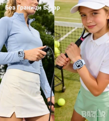 Нова Apple Watch каишка с калъф удароустойчива синя 42 41 40mm за часовник, снимка 2 - Каишки за часовници - 54044778