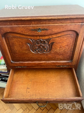 Винтидж френски дървен шкаф, снимка 5 - Антикварни и старинни предмети - 51720837