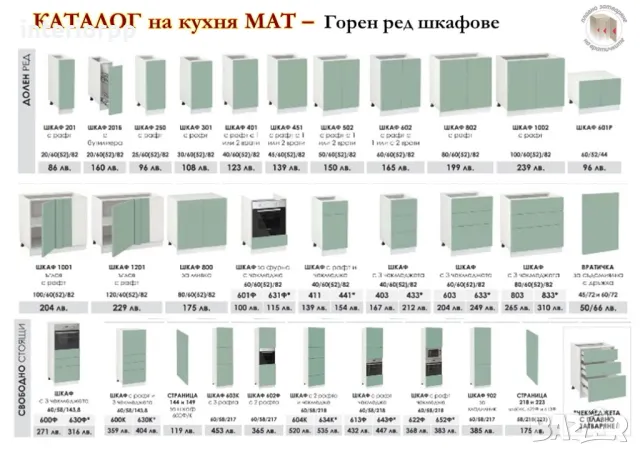 Кухни Мат МДФ от модулни шкафове. Безплатен Проект за Вашата кухня., снимка 2 - Кухни - 49110474