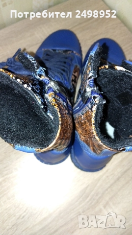 Дизайнерски боти от естествена кожа ,,Gabina", Размер 39, снимка 5 - Дамски боти - 51942670