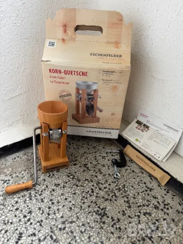 Ръчна Преса/Мелачка за Зърнени Храни - Eschenfelder Kornquetsche, от Масивен Бук!, снимка 3 - Други - 50218757