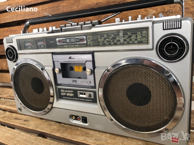 Радиокасетофон SHARP GF 9191 E (Japan), снимка 2 - Радиокасетофони, транзистори - 53039604