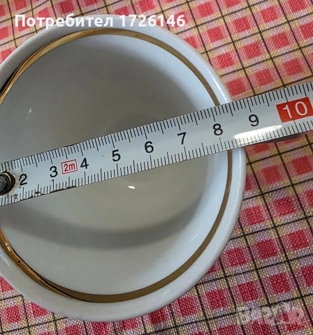 Порцеланов сет за кафе с позлата 4 броя Homeburry , снимка 7 - Чаши - 54037629