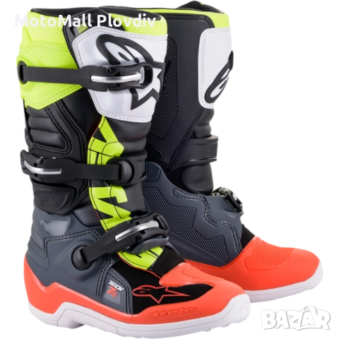 Детски мотокрос ботуши Alpinestars TECH Tech 7S , снимка 3 - Аксесоари и консумативи - 51484881