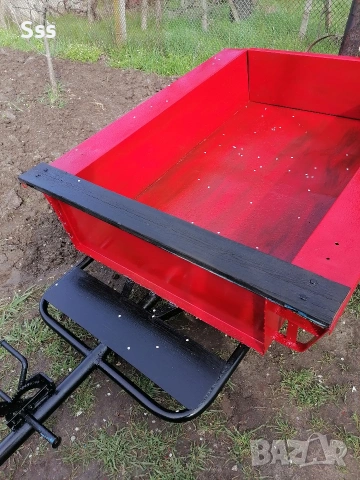 Ремарке за мотофреза със спирачки , снимка 3 - Ремаркета - 54018876