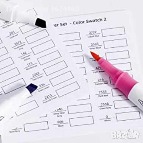 Комплект Маркери На Алкохолна Основа 4724, снимка 10 - Рисуване и оцветяване - 52553252