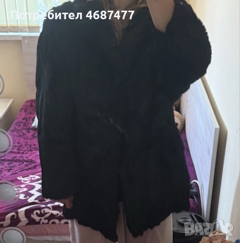 Луксозно палто от естествен косъм норка – отлично състояние, снимка 7 - Палта, манта - 52847282