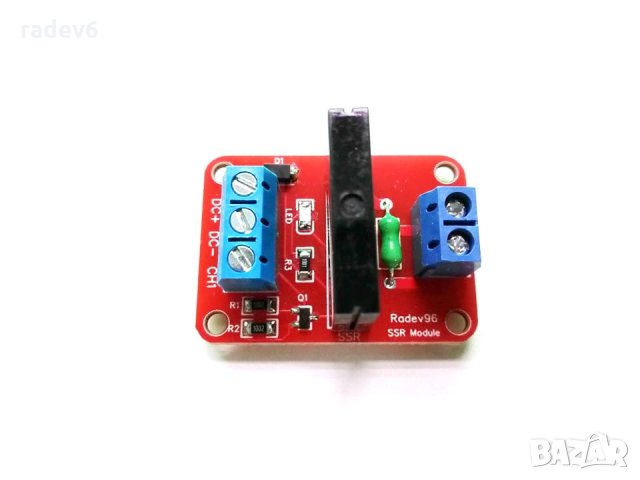 Солид стейт реле модул, G3MB-202P 5VDC, solid state relay, Ардуино / Arduino