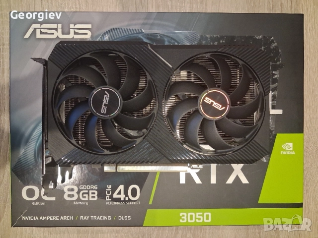 ASUS Dual GeForce RTX™ 3050 OC Edition 8GB GDDR6